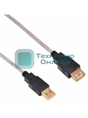 Кабель Buro USB2.0-AM-AF-S A(m)/a(f)