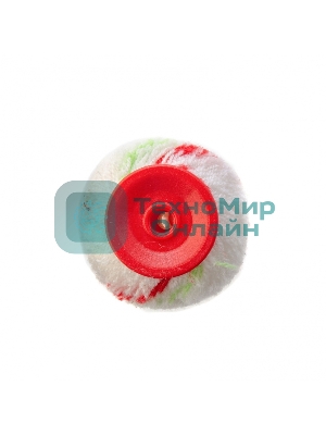 Валик Сибртех сменный Эмали, 180 мм, ворс 12 мм, D 36 мм, D ручки 6 мм, полиамид, полиакрил