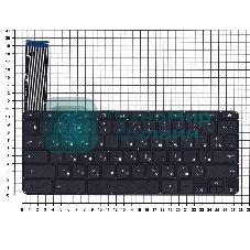 Клавиатура для ноутбука HP Chromebook 14 G3 G4 14-2000 14-ak 14-q черная