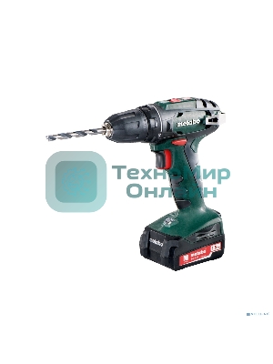 Дрель-шуруповерт аккумуляторная Metabo BS 14.4 602206550, Аккумуляторный, 14.4В, 2 АКБ, Кейс