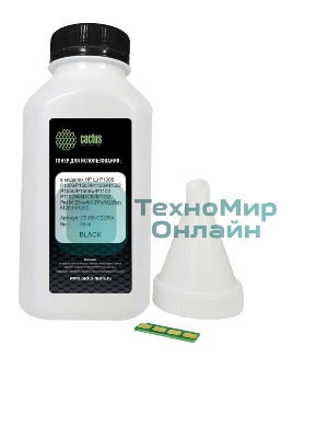 Тонер Cactus CS-RK-CE285A черный туба 85гр. с чипом для принтера HP LJ P1005/M1120/P1606w; Pro M125nw/M127fw/