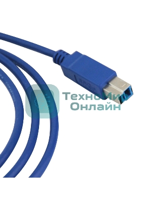 Кабель соединительный VCOM VUS7070-1.8M USB3.0 Am/Bm 1,8m (VUS7070-1.8M)