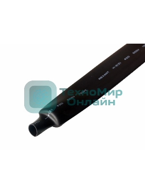 Трубка термоусадочная Rexant 20.0/10.0 1м черный