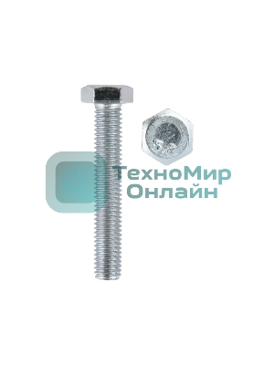 Болт шестигранный Kranz DIN 933, 8х55, упаковка поставщика (24 кг./900 шт.)