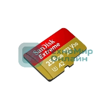 Флеш карта microSD 256Gb SanDisk microSDXC Class 10 UHS-I A2 C10 V30 U3 Extreme 190MB/s