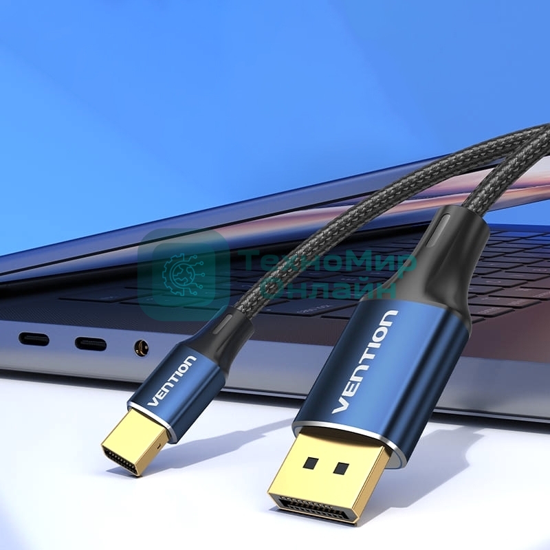 Кабель Vention DisplayPort v1.4 20M/Mini DP M - 1.5м