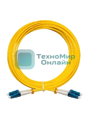 Патч-корд волоконно-оптический ExeGate FC-D-9-LC-LC-10M-LSZH (Шнур ВО SM 9/125 (OS2/G.652.D), LC/UPC-LC/UPC, Duplex, LSZH, 10м)