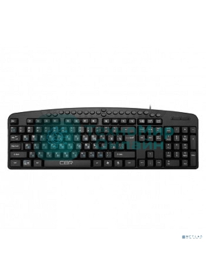 Клавиатура CBR KB-340GM проводная, USB Type-A, чёрный