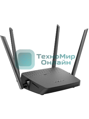 Двухдиапазонный гигабитный Wi-Fi 6 маршрутизатор D-Link DIR-X1510/RU/R1A AX1500