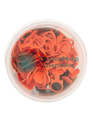 Комплект зажим + клин для системы выравнивания плитки СВП Сибртех Кольцо, 50/50 шт. в ведре