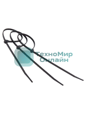 Хомут кабельный Rexant 2.5х150 нейл. черный (уп. 100 шт)