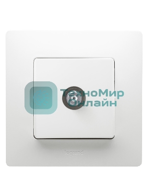 Механизм розетки Legrand 1066932tv etika plus 2дБ звезда белый 672251