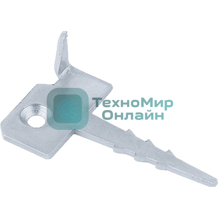 Крепление террасной доски Сибртех КЛЮЧ, 2 мм, 60 мм х 30 мм, цинк