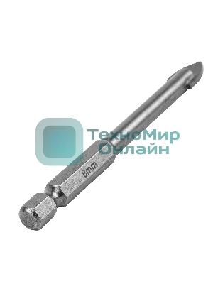 Сверло по керамической плитке и стеклу Matrix, 8 мм, 6-гр хвостовик