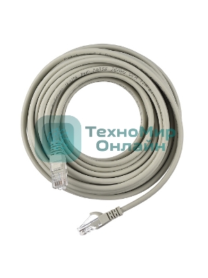 Кабель GoPower PATCH RJ-45(M)-RJ-45(M) 00-00029038 10M серый
