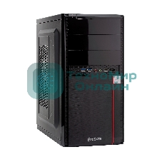 Компьютерный корпус Minitower ExeGate MA-371X Black, mATX (UN400, 120мм) 2хUSB+2хUSB 3.0, Audio