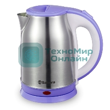 Чайник электрический Sakura SA-2147P 1.8 л, нерж+фиолет д