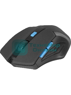 Мышь беспроводная Defender Accura MM-275 синий, 1600 dpi, радиоканал, USB, кнопки - 6