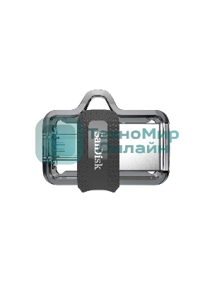 Флешка USB SanDisk DD3 Ultra (SDDD3-032G-G46), 32Gb, USB 3.0/microUSB, R/W 130/30, черный