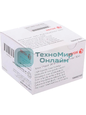 Картридж лазерный Xerox 106R02183 черный для Xerox Ph 3010/WC 3045B 2300 стр.(channels)