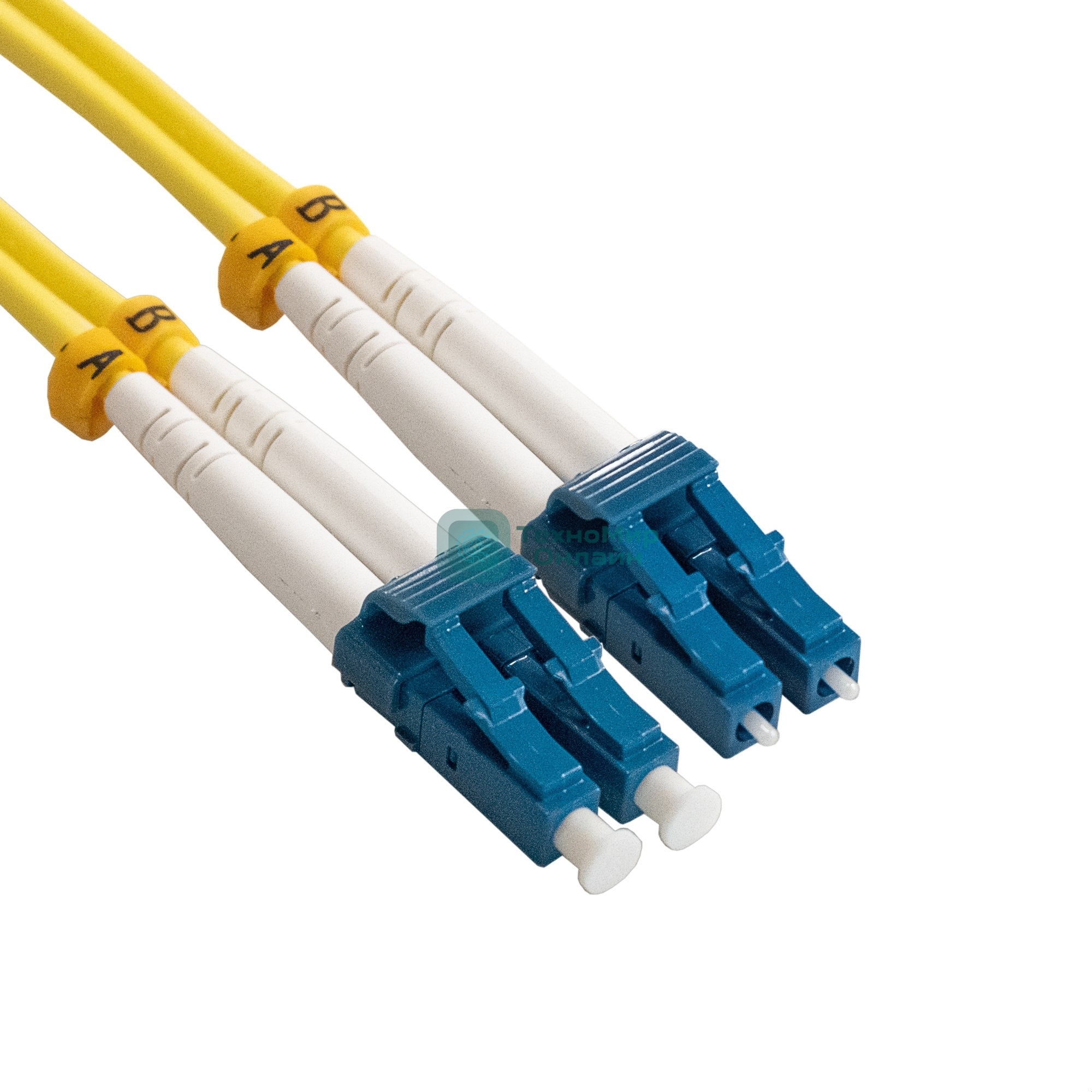 Патч-корд волоконно-оптический ExeGate FC-D-9-LC-LC-10M-LSZH (Шнур ВО SM 9/125 (OS2/G.652.D), LC/UPC-LC/UPC, Duplex, LSZH, 10м)