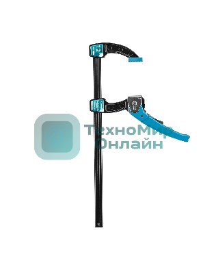 Струбцина реечная Gross быстрозажимная, металлический корпус, рычажный храповый механизм, 12