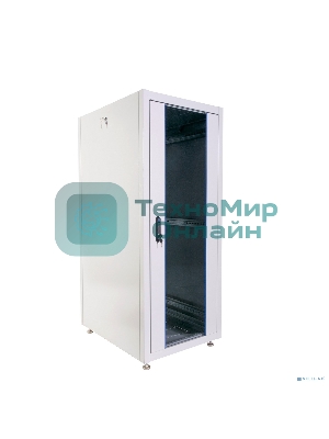 Шкаф телекоммуникационный напольный ЭКОНОМ 30U (600 × 600) дверь стекло, дверь металл
