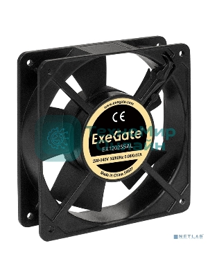 Вентилятор для корпуса ExeGate EX12025SAL черный, 120 мм, 2100 об/мин, 31 дБ