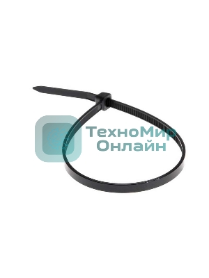 Хомут-стяжка кабельная нейлоновая Rexant 250x3,6 мм, черная, упаковка 100 шт.