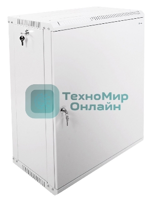 Шкаф телекоммуникационный настенный разборный 15U (600х350) дверь металл, ШРН-Э-15.350.1