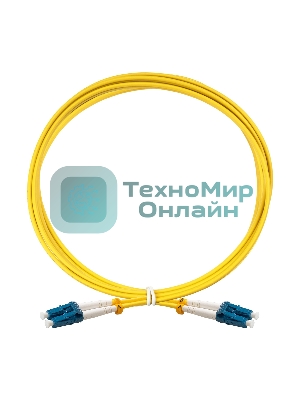 Патч-корд волоконно-оптический ExeGate FC-D-9-LC-LC-1M-LSZH (Шнур ВО SM 9/125 (OS2/G.652.D), LC/UPC-LC/UPC, Duplex, LSZH, 1м)
