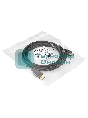 Кабель DisplayPort ExeGate EX-CC-DP-5.0 (20M/20M, 5м, v1.2)
