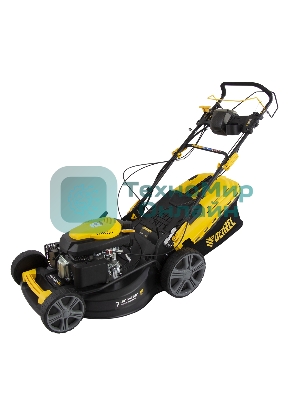 Газонокосилка бензиновая Denzel GLD-520SP-VE, 196 см3,шир 52 см,привод,вариатор,эл.старт, 60 л