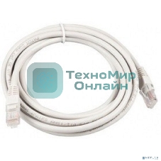Патч-корд UTP cat.5e, 15м ExeGate серый