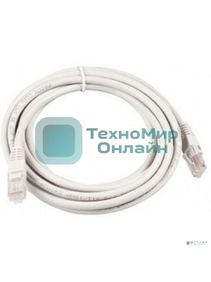 Патч-корд UTP cat.5e, 15м ExeGate серый