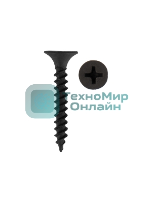 Саморез гипсокартон-металл Kranz 3.5х25, пакет (20 шт.)