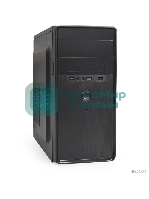 Компьютерный корпус Minitower ExeGate EX286439RUS BA-309U2-400W-8 (mATX, БП AA400 с вент. 8см, 1хUSB+2хUSB 3.0, HD аудио, чер)