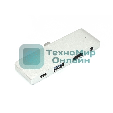 Адаптер Type-C на HDMI, USB 3.0 + Audio 3,5 + Type-C, серебро