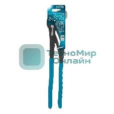 Клещи переставные Gross кнопочный механизм, обливные рукоятки, 400 мм