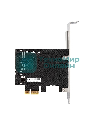 Контроллер ExeGate EXE-516v2 (PCI-E x1 v2.0, SATA3 6Gb/s, 6 int, ASMedia Chipset ASM1166)
