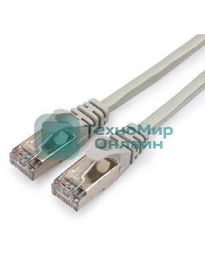 Патч-корд FTP Cablexpert cat.6, 1м, литой, многожильный, серый