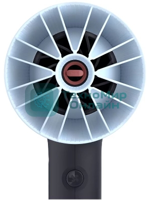 Фен Philips BHD360/20 черный/синий, 2100 Вт, ионизация