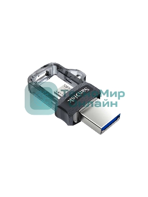 Флешка USB SanDisk DD3 Ultra (SDDD3-032G-G46), 32Gb, USB 3.0/microUSB, R/W 130/30, черный