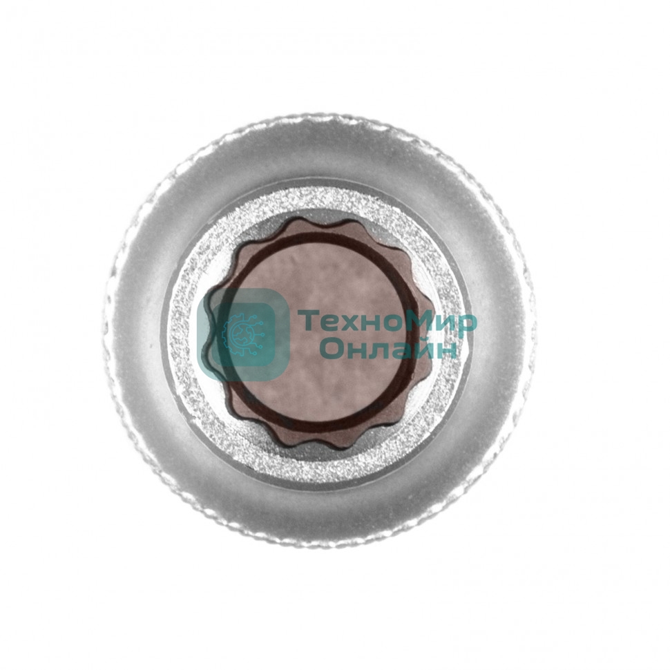 Головка торцевая, 13 мм, 12-гранная, CrV, под квадрат 1/2