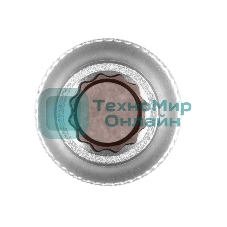 Головка торцевая, 13 мм, 12-гранная, CrV, под квадрат 1/2