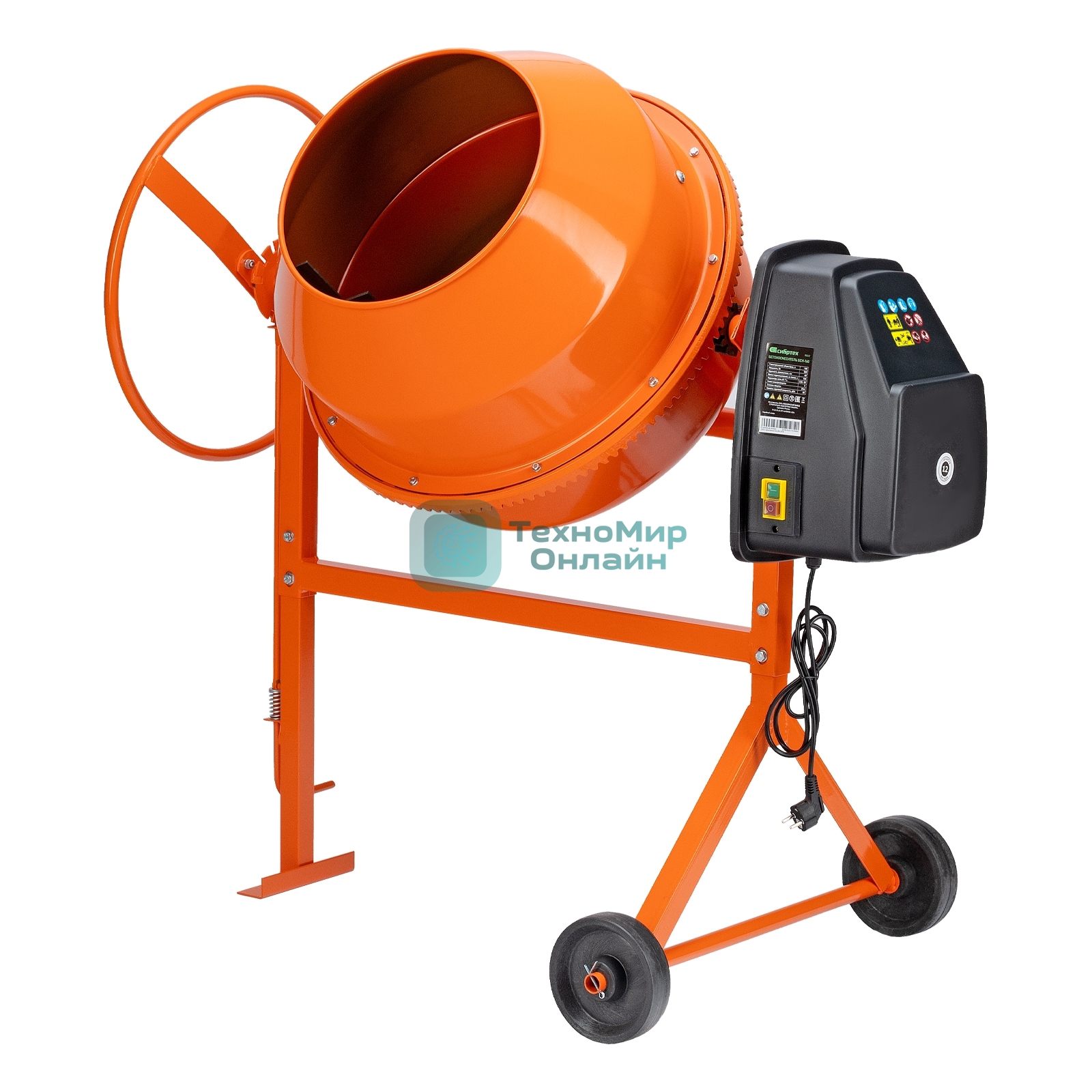 Бетоносмеситель Сибртех БСН-160 500 Вт, 160 л, чугунный венец