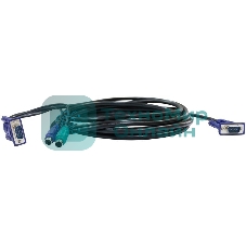 Набор кабелей D-LINK DKVM-CB3 для DKVM - 2хPS/2,1xVGA, 3м