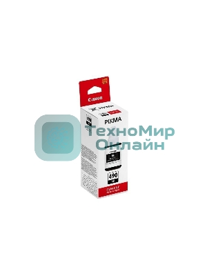 Чернила Canon GI-490BK 0663C001 черный для Canon Pixma G1400/2400/3400 (135мл)