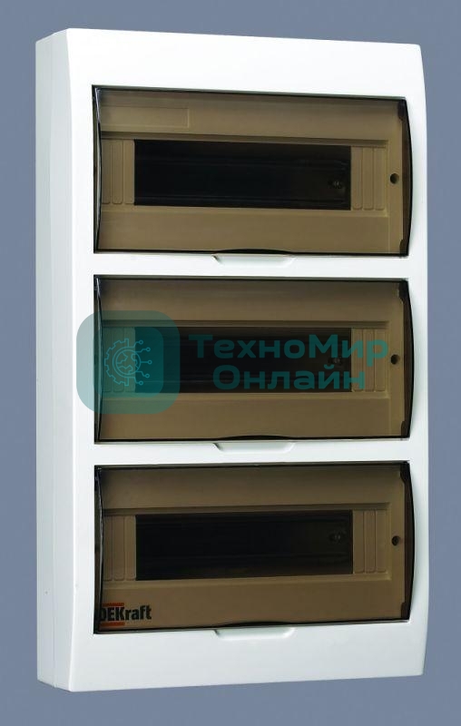 Корпус пластиковый навесной 36мод. IP41 ЩРН-П-36 DEKraft 31014DEK