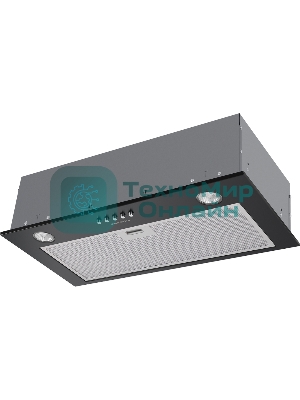 Вытяжка встраиваемая Maunfeld Crosby Singl 60 черный, 60 см, 850 куб. м/ч, 48 дБ